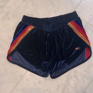 Aviator Nation Velvet Navy shorts women’s size Medium